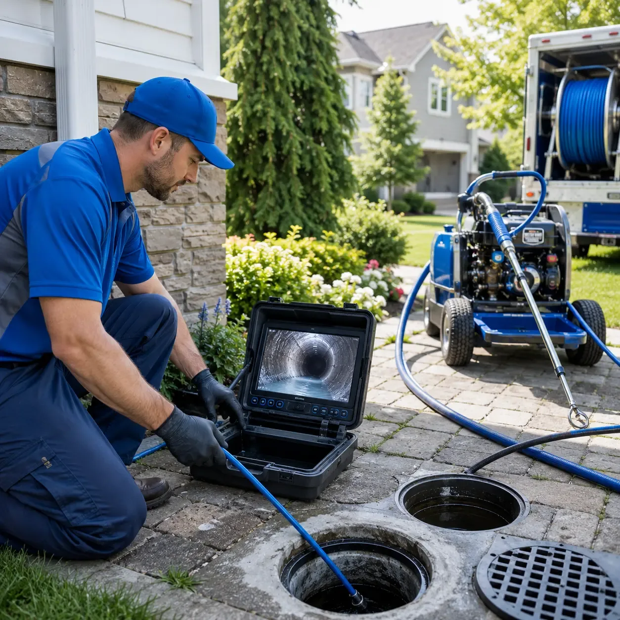 Outdoor drain cleaning professionals serving South Woodstock, VT